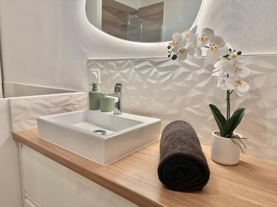 特鲁瓦L'Orchidee - Netflix - Wi-Fi - Proche Centre公寓 外观 照片